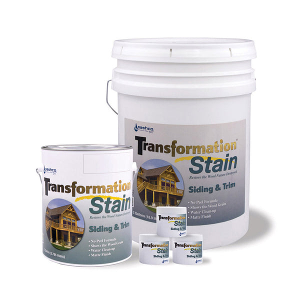 Transformation Siding & Trim water based stain for log homes