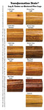 Transformation Log & Timber color chart